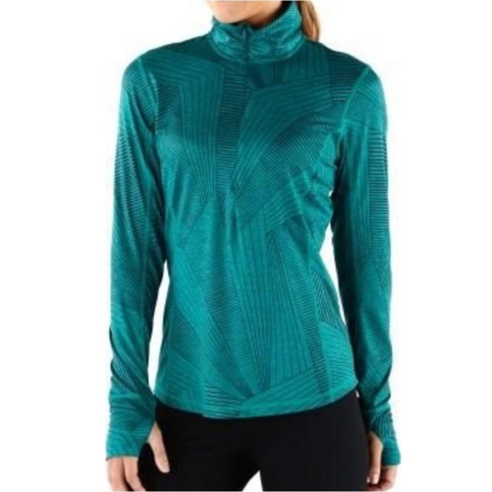 Brooks Women's Teal Long Sleeve top